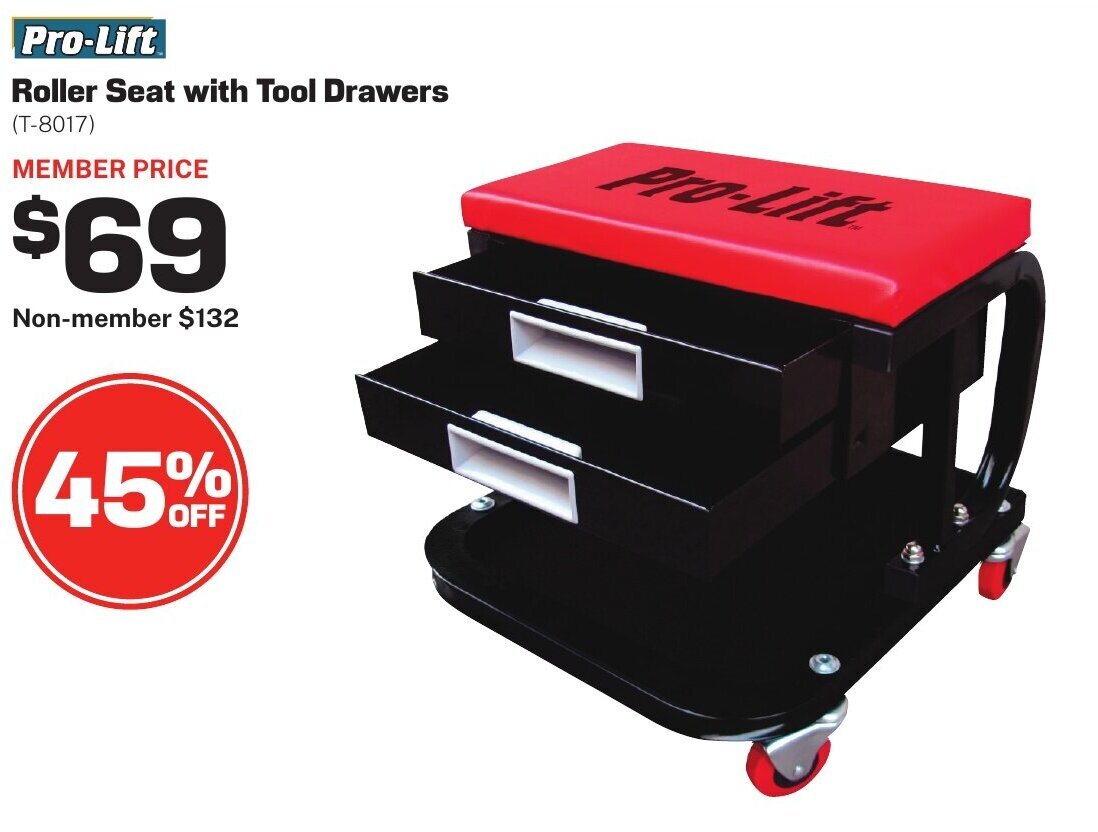 Roller Seat with Tool Drawers (T8017) offer at Repco