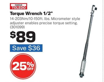 Torque Wrench 1/2"