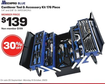Repco Cantilever Tool & Accessory Kit 176 Piece offer