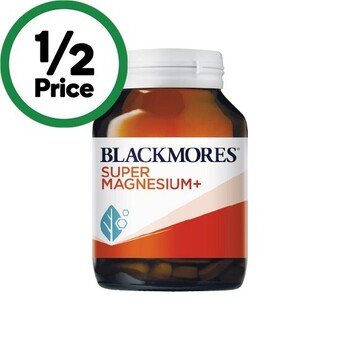 Woolworths Blackmores super magnesium+ muscle health vitamin tablets pk 100 offer