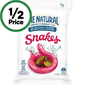 Woolworths The natural confectionery co or sour patch kids medium bags 180-230g offer