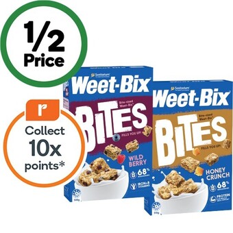 Woolworths Sanitarium weet-bix bites 500-510g offer