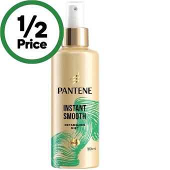 Woolworths Pantene instant smooth detangling mist 180ml offer