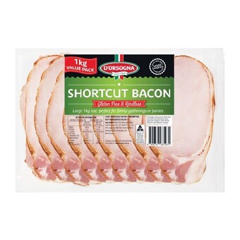 Woolworths D’orsogna shortcut bacon 1 kg – from the fridge offer