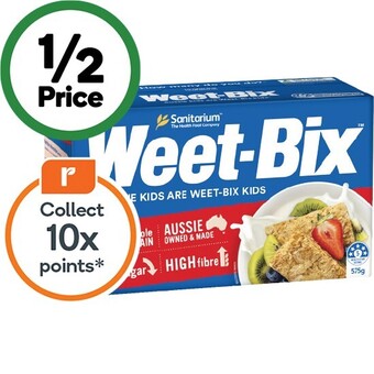 Woolworths Sanitarium weet-bix 575g offer