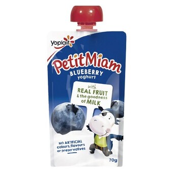 Woolworths Yoplait petit miam kids yoghurt pouch 70g offer