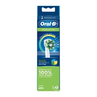 Woolworths Oral-b cross action replacement brush heads pk 5 offer