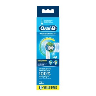 Woolworths Oral-b precision clean replacement brush heads pk 5 offer