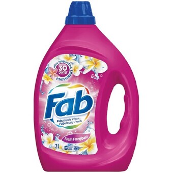 Fab laundry detergent liquid 2 litre