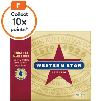 Woolworths Western star butter 500g offer