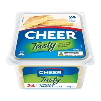 Woolworths Cheer sliced cheese 500g offer
