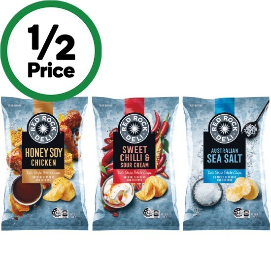 Red rock deli chips 150165g offer at Woolworths