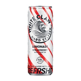 Woolworths White claw refresher lemonade strawberry & kiwi cans 4x330ml offer