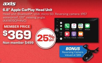 Repco 6.8" Apple CarPlay Head Unit offer