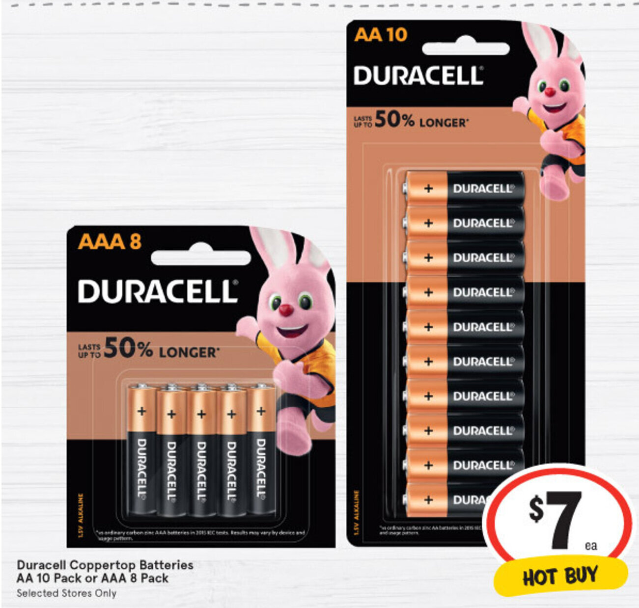 Duracell Coppertop Batteries offer at IGA