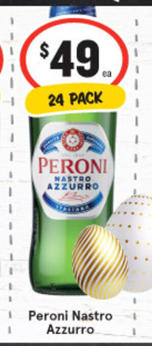 IGA Peroni Nastro Azzurro 24 Pack offer