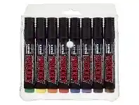 Officeworks Uniball Uni Prockey Permanent Markers Bullet Tip 8 Pack Assorted offer