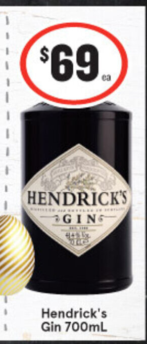 IGA Hendrick's Gin 700ml offer