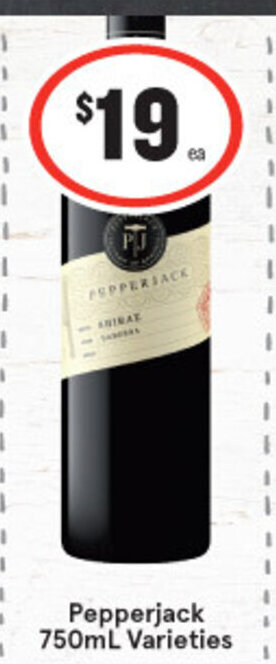 Pepperjack 750ml Varieties