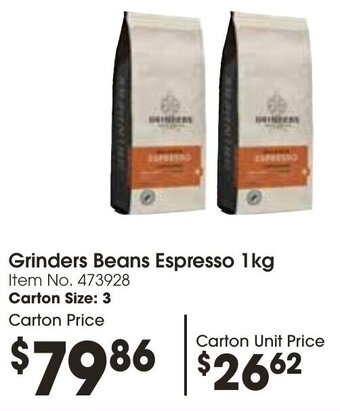 Grinders Beans Espresso 1kg