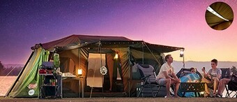 Anaconda Coleman northstar 10 person darkroom tent with led offer