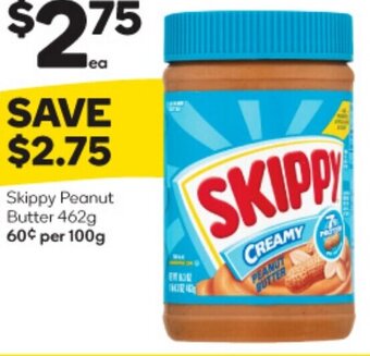Woolworths Skippy Peanut Butter 462g offer