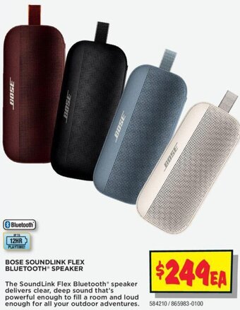 JB Hi-Fi BOSE SOUNDLINK FLEX BLUETOOTH® SPEAKER offer
