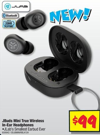 JB Hi-Fi JBuds Mini True Wireless In-Ear Headphones offer