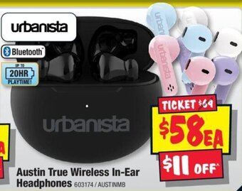 JB Hi-Fi Austin True Wireless In-Ear Headphones offer