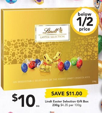 Drakes Lindt Easter Selection Gift Box 230g offer