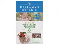 Bellamy’s Organic Veggie Pasta Alphabets 200g