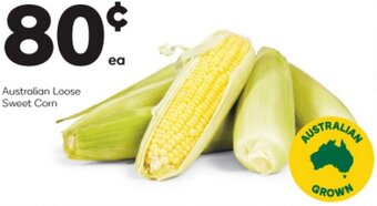 Woolworths Australian Loose Sweet Corn offer