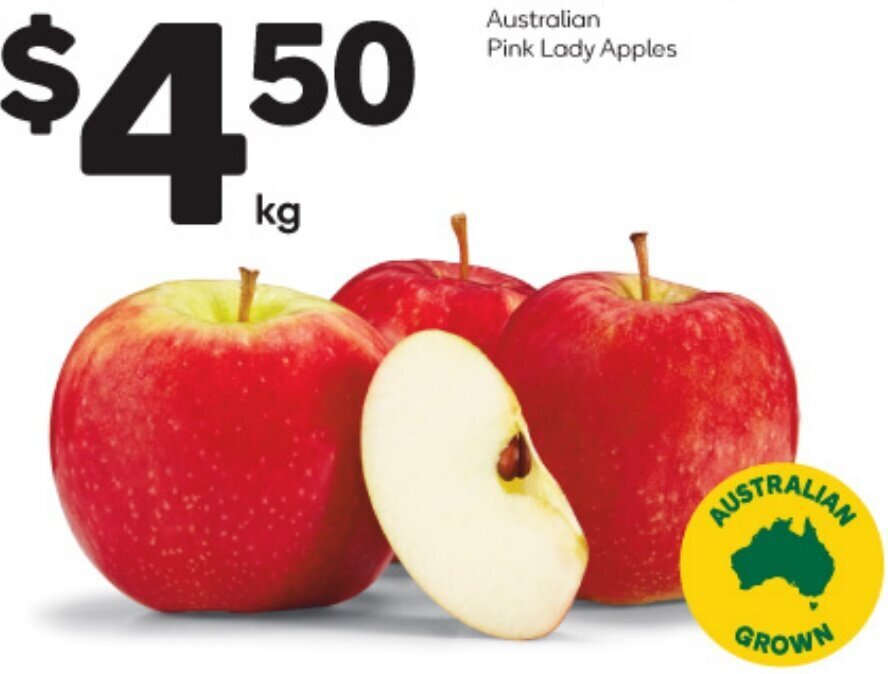 Australian Pink Lady Apples offer at Woolworths