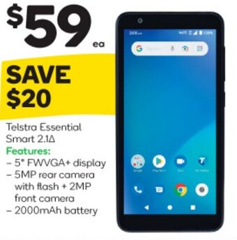 Woolworths Telstra Essential Smart 2.1 offer