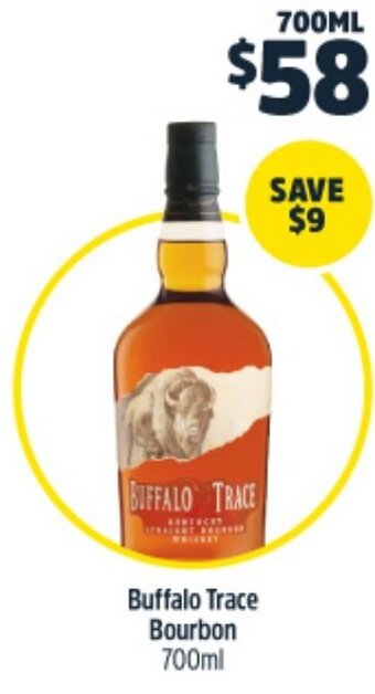 Woolworths Buffalo Trace Bourbon 700ml offer