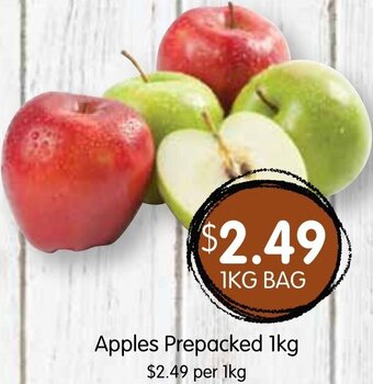 Spudshed Apples Prepacked 1kg offer