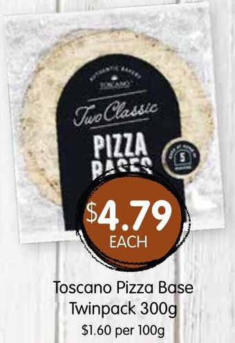 Spudshed Toscano Pizza Base Twinpack 300g offer