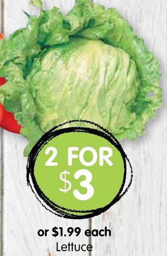 Spudshed Lettuce offer