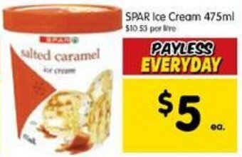 Spar SPAR Ice Cream 475ml offer