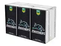Chemist Warehouse NRL Pocket Tissues Penrith Panthers 6 Pack offer