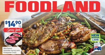 Foodland New Season Australian Spring Lamb Forequarter Chops offer