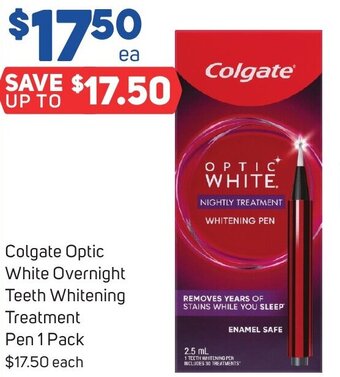 Foodland Colgate Optic White Overnight Teeth Whitening Treatment Pen 1 Pack offer