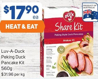 Foodland Luv-A-Duck Peking Duck Pancake Kit 560g offer