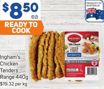Foodland Ingham's Chicken Tenders Range 440g offer