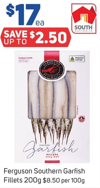 Foodland Ferguson Southern Garfish Fillets 200g offer