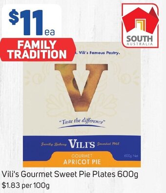 Foodland Vili's Gourmet Sweet Pie Plates 600g offer