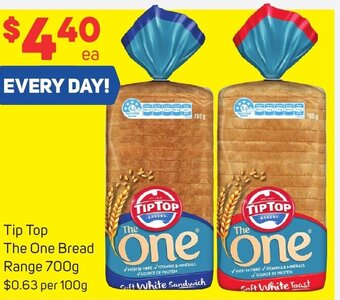 Foodland Tip Top The One Bread Range 700g offer
