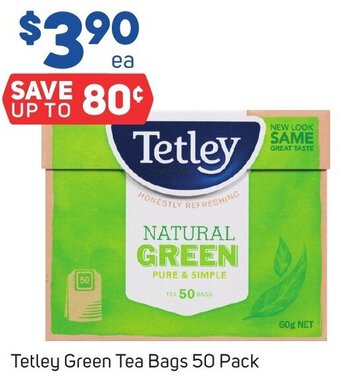 Foodland Tetley Green Tea Bags 50 Pack offer