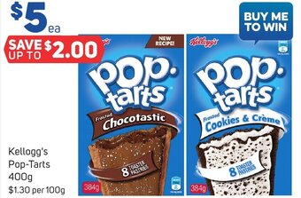 Foodland Kellogg's Pop-Tarts 400g offer