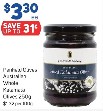 Foodland Penfield Olives Australian Whole Kalamata Olives 250g offer